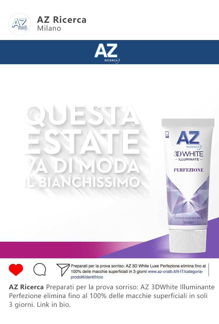 Az dentifricio Social media conten creation 
