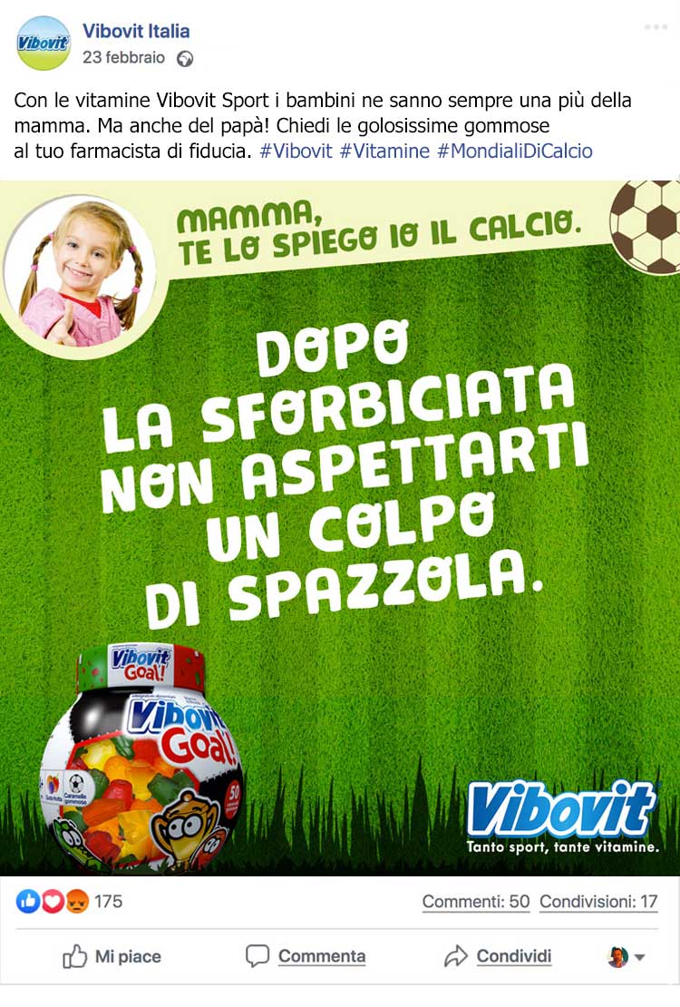 Social media conten creation Gommose vitaminiche